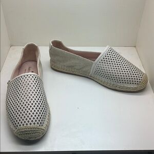 Kate Spade New York Greer Laser Cut Leather Espadrille Flats Shoes 9.5